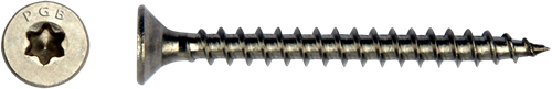 PGB-Fasteners Universal Spanplattenschraube A2 VK-T Vollgewinde Senkkopf ø 4,50x20 Tx20 | 200 Stück | pgwvtva00004500203