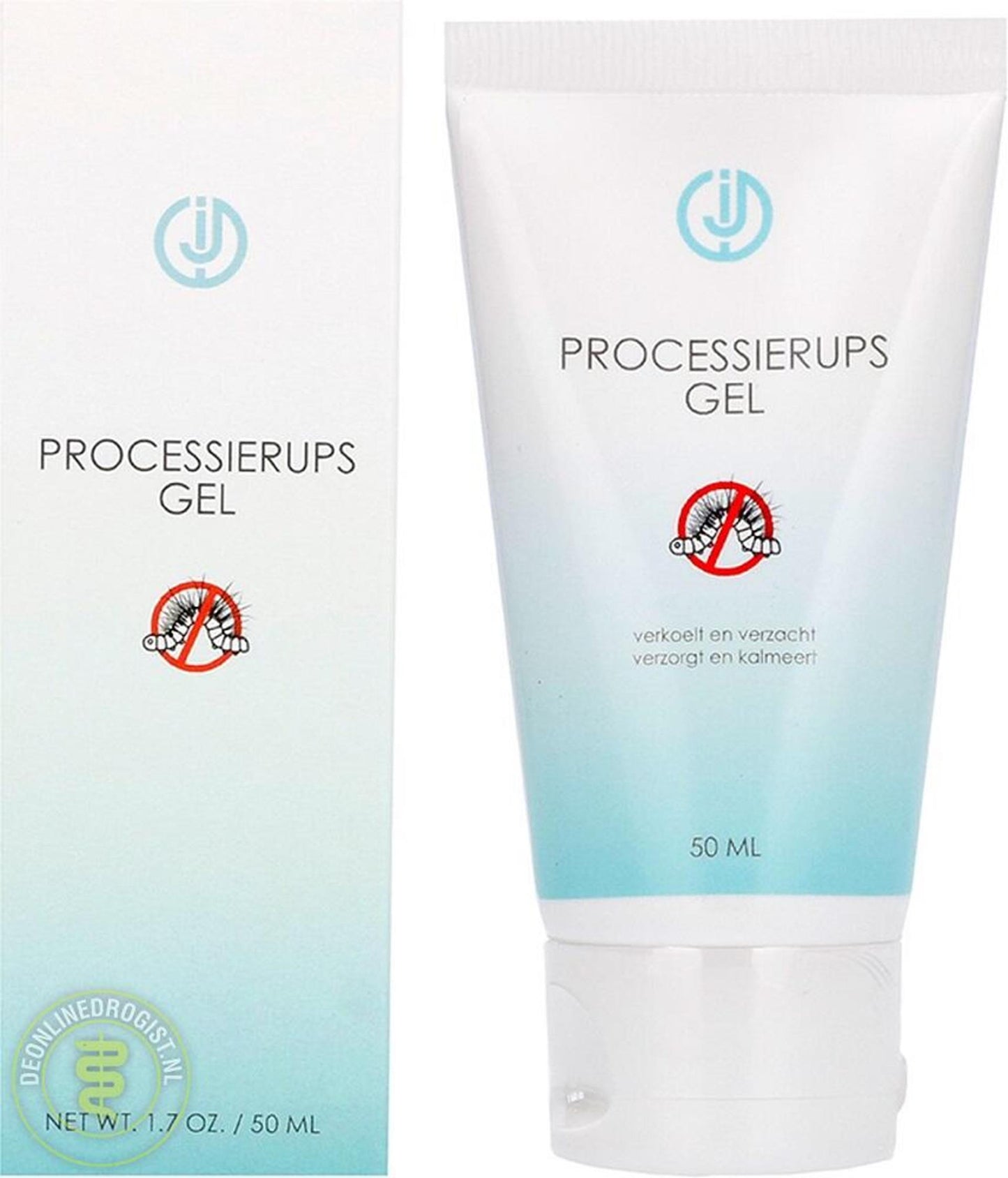 Prozessionsraupengel mit Kleberolle