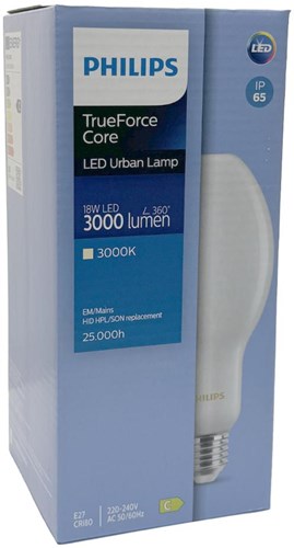 Philips LED E27 18W-80W HPL 3000K matt - LED3634