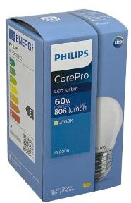 Philips LED-Kugel E27 6,5-60W 2700K Filament matt - LED3752