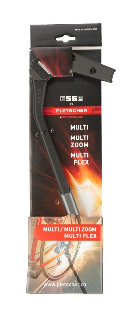 Pletscher Seite stehen Multi Flex, schwarz auf der Karte