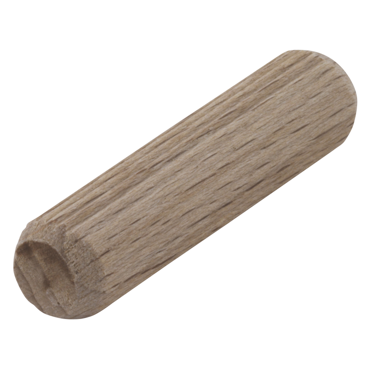 Wolfcraft gerillte Holzdübel | buche | ø10 x 40 mm | 30 Stück - 2910000