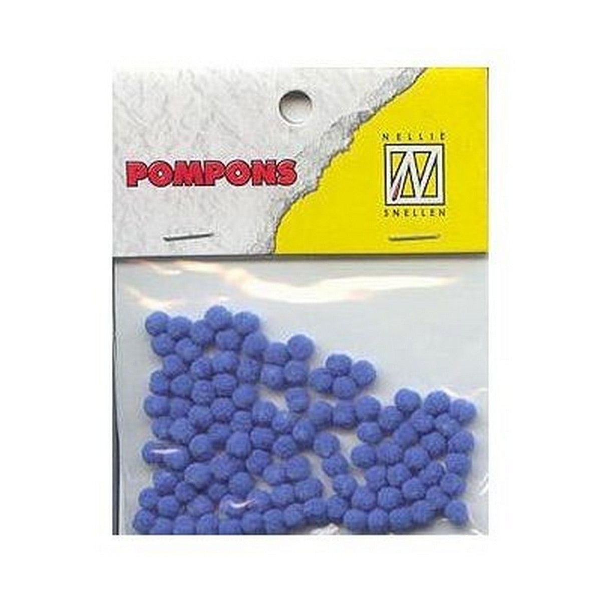 Nellies Wahl • Pompons Mini 3mm 100 Stück Pkg. col. 39 hellblau