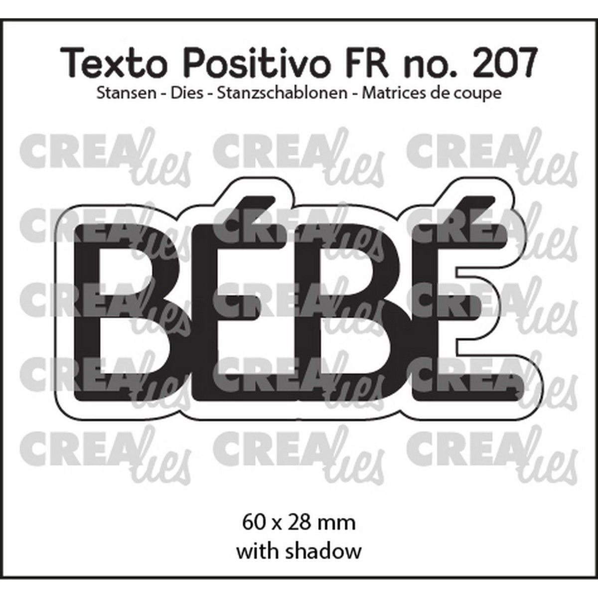 Crealies • positiver Text für Babys