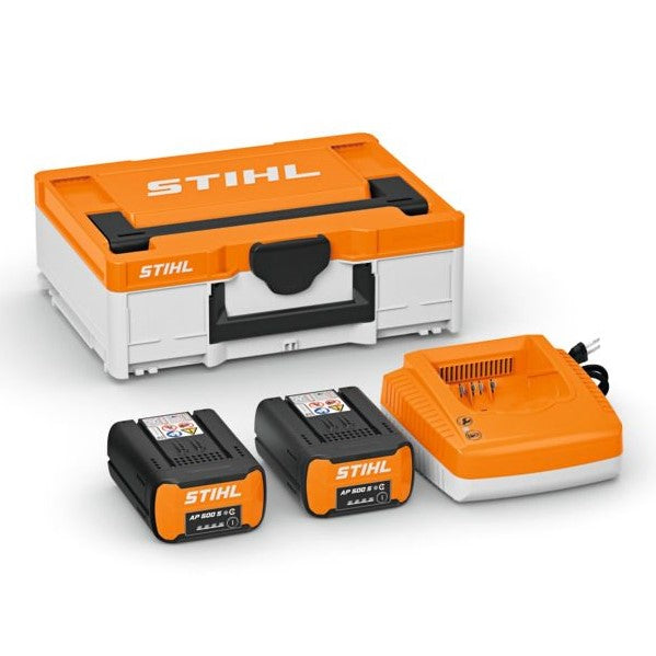 Stihl Powerbox extrem | 2x Akku AP 500 S + 1x AL 501 Schnellladegerät - ea012000002