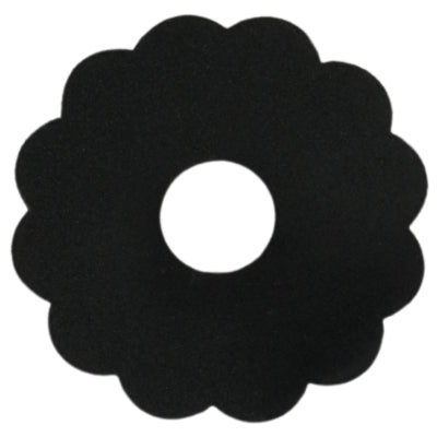 Stjernsund Kerzenring Loua Blume schwarz matt 9,3 cm | 48 Stück