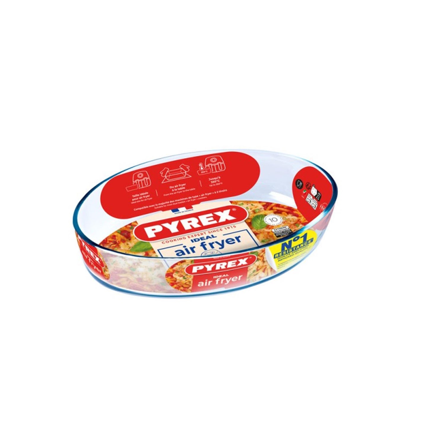 Pyrex-Luftfritteuse, ovale Form, 0,7 l