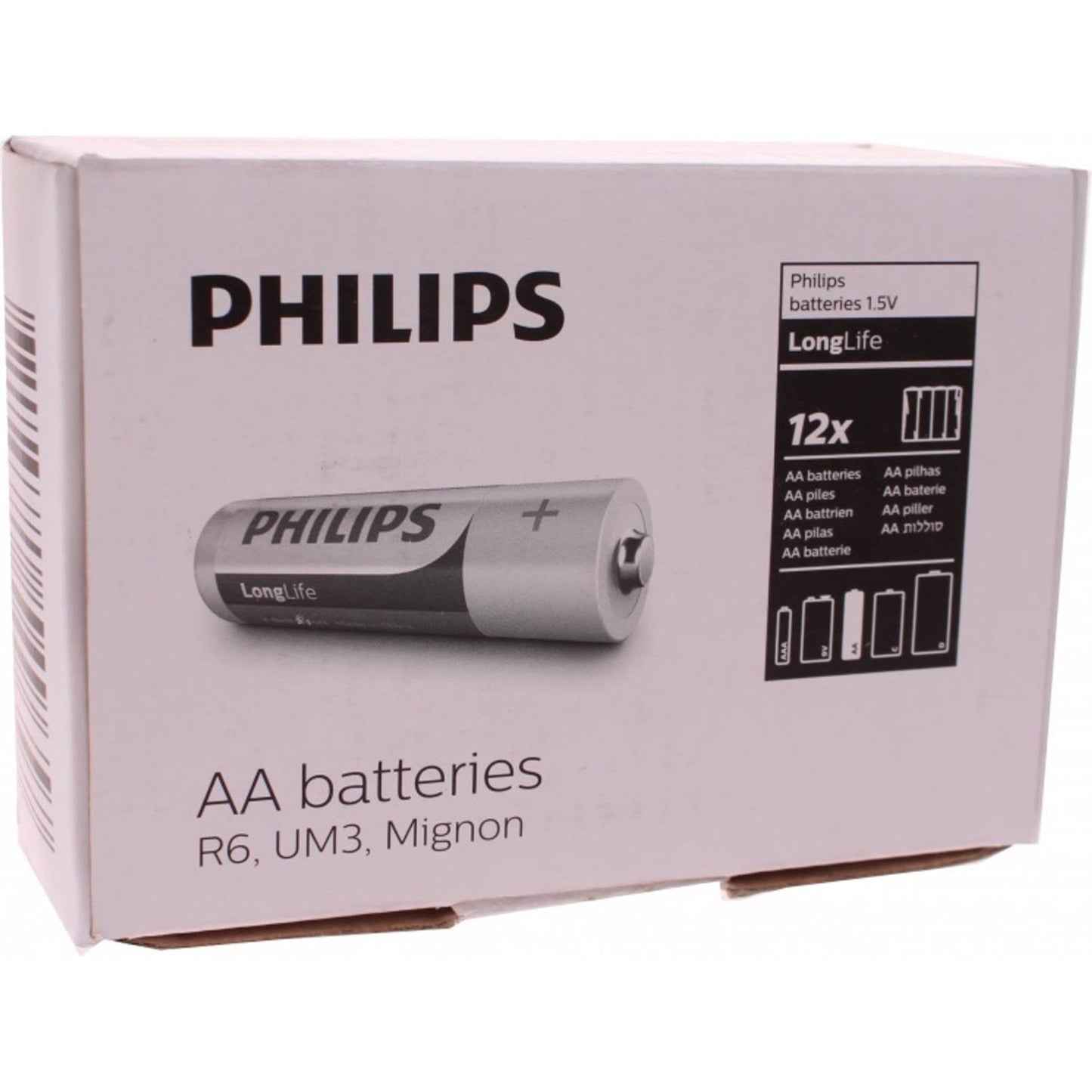 Philips Akku Longlife AA R6 12x4St