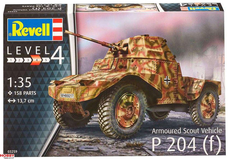 Fahrzeug gepanzertes Scout -Fahrzeug P 204 (f) 03259