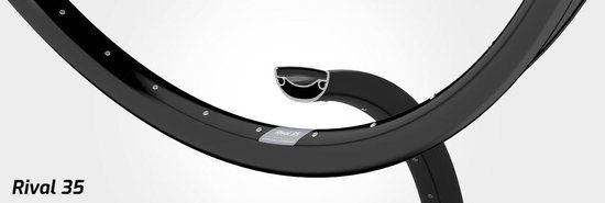 Rigida Velg 27,5 (584) Rivale-35 32 14 Schwarz (unbelebt)