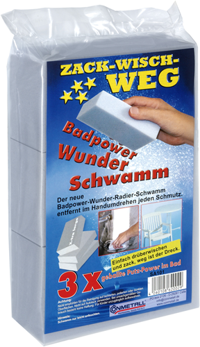 Con:p Wunderschwamm (122 x 65 x 30 mm) (3 Stück) – sa101