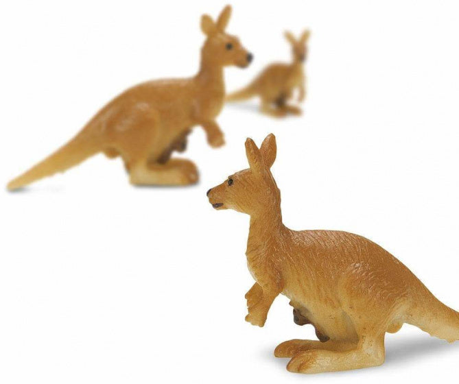 Safari Kangaroos Play Set 2,5 cm Brown 192-Stück