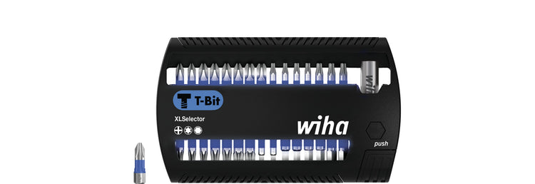 Wiha Bit-Set XLSelector T-Bit 25 mm Phillips, Torx®, Sechskant 32-teilig 1 4 C6,3 – 41830 – 41830