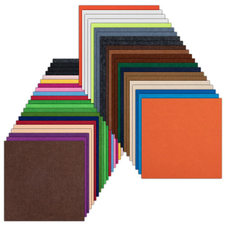 Loklik • Filz Multipack 20,5x20,5cm sortiert 1mm 42x