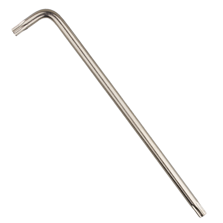 Rotec Torx® Winkelschlüssel langes Modell T50 x 190 mm (Nickel) – 8902050