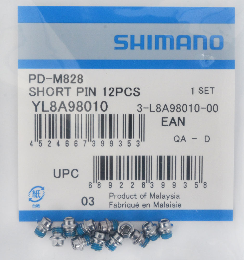 Shimano Ersatzstifte für PD-M828 M8040 kurz (12 Stück)