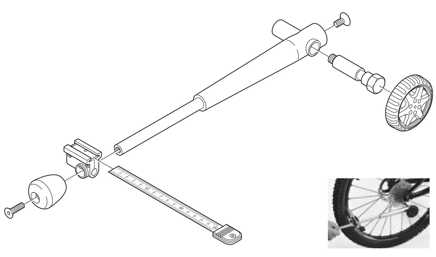 Shimano TL-RD11 Ausrichtungswerkzeug für das hintere Ausfallende