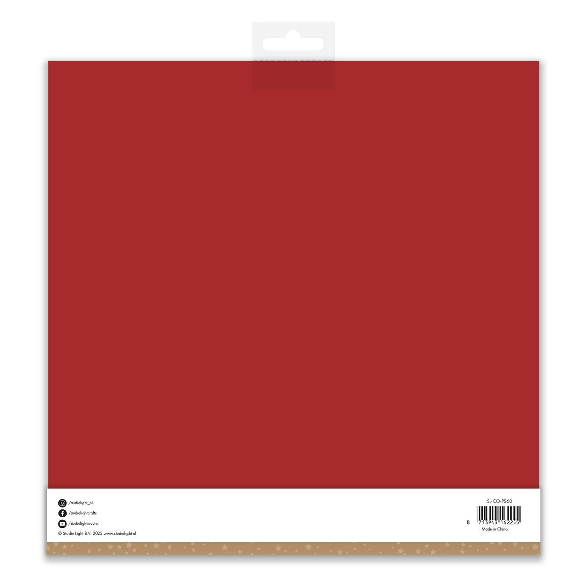 Studioleuchte • Verbrauchsmaterial Papierset Weihnachten rot