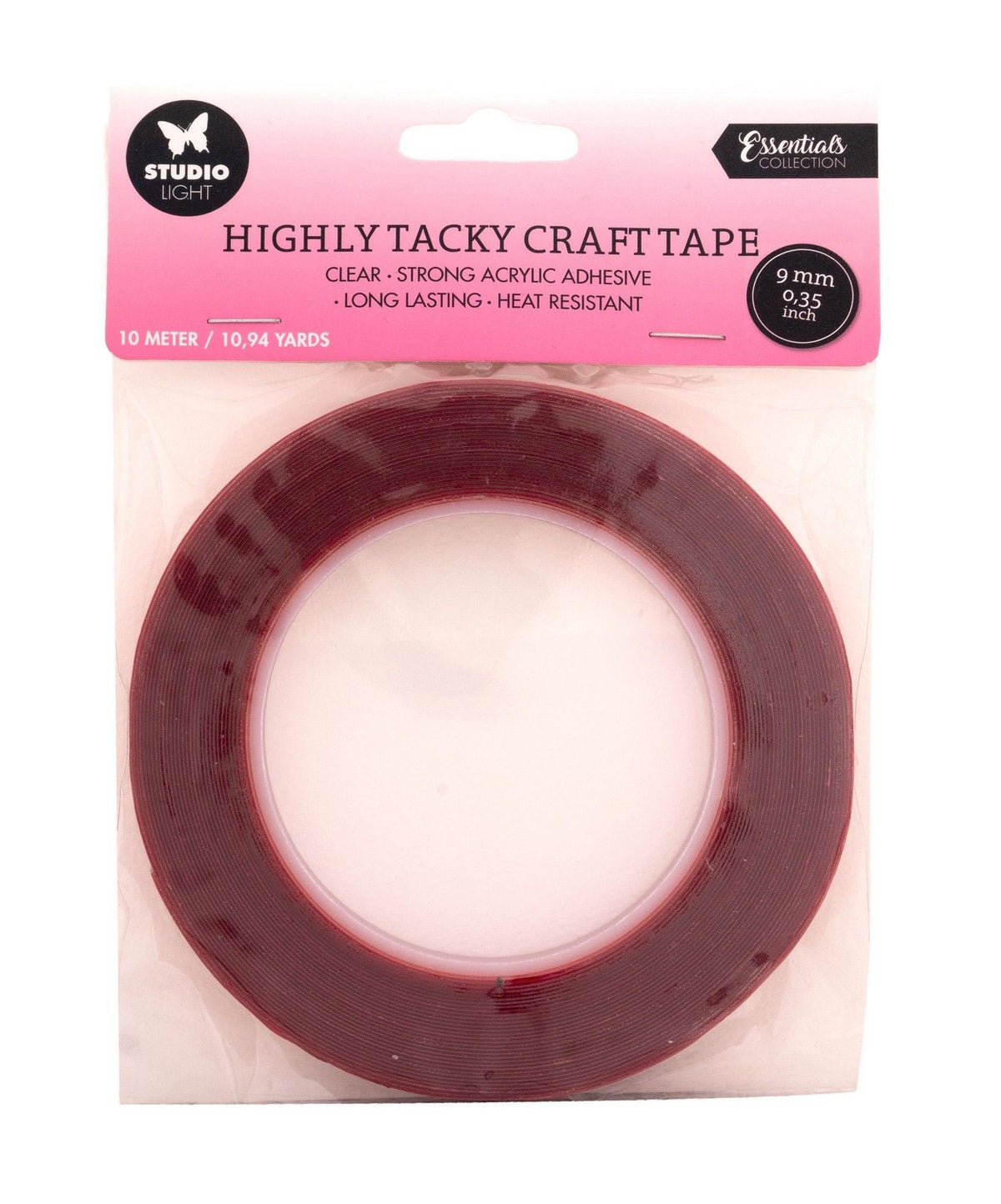 Studiolicht • Essentials stark klebendes doppelseitiges Bastelband 9 mm