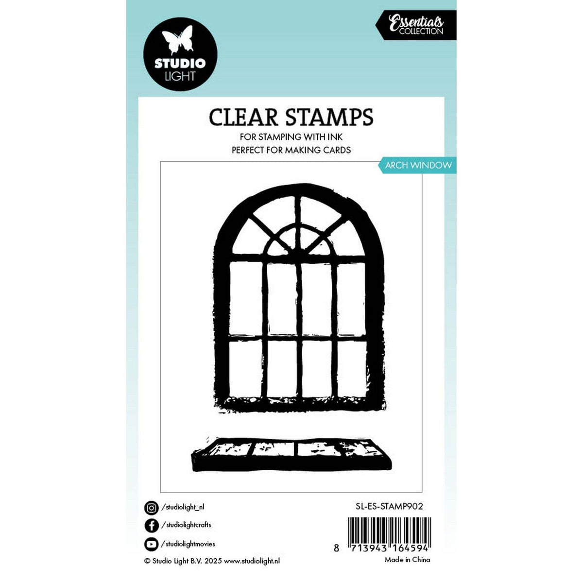Studioleuchte • Clear Stamp Arch Window Essentials 60x86x3mm 2 Stück
