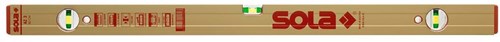Sola Alu-Block-Wasserwaage AZ3 100, 100 cm, 3 Fläschchen 0,50 mm Gold – 01169301 – 01169301