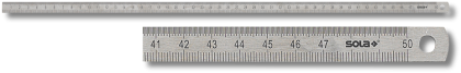 Sola flexibles Lineal 200 x 13 x 0,5 mm, Edelstahl LSS200, doppelseitige Teilung mm cm – 56103101 – 56103101