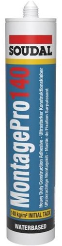 Soudal Montage Pro 140 | Montagekleber | weiß | 310 ml – 112129