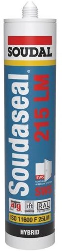 Soudal Soudaseal 215 lm Dilatation | Fassadenbausatz | weiß | 290 ml - 105022