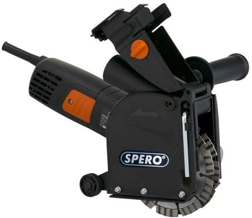 Spero sphs1001m | elektrische Grabenfräse 1400 Watt | inkl. 2x 125 mm Diamantsägeblätter – sphs1001m