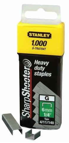 Stanley Handwerkzeuge 12 mm Heftklammer Typ G – 12 mm – 1-tra708t – 1-tra708t