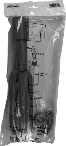Cornat Siphon Waschmaschine 1'' 40 50mm 422 - t356012g