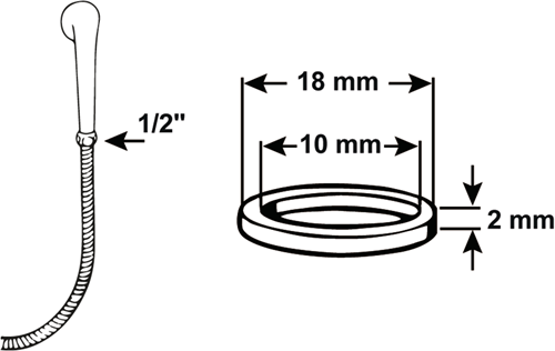 Cornat Dichtungsset Brauseschlauch 1 2 (4 Stück) - tec380225