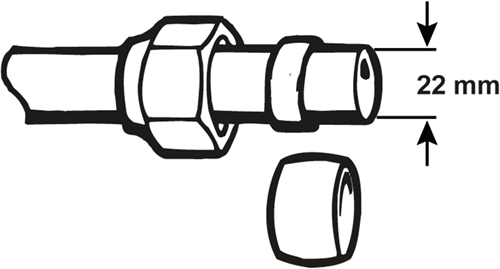 Cornat Kompressionskupplung MS-Ring 22 mm (2 Stück) – tec589080