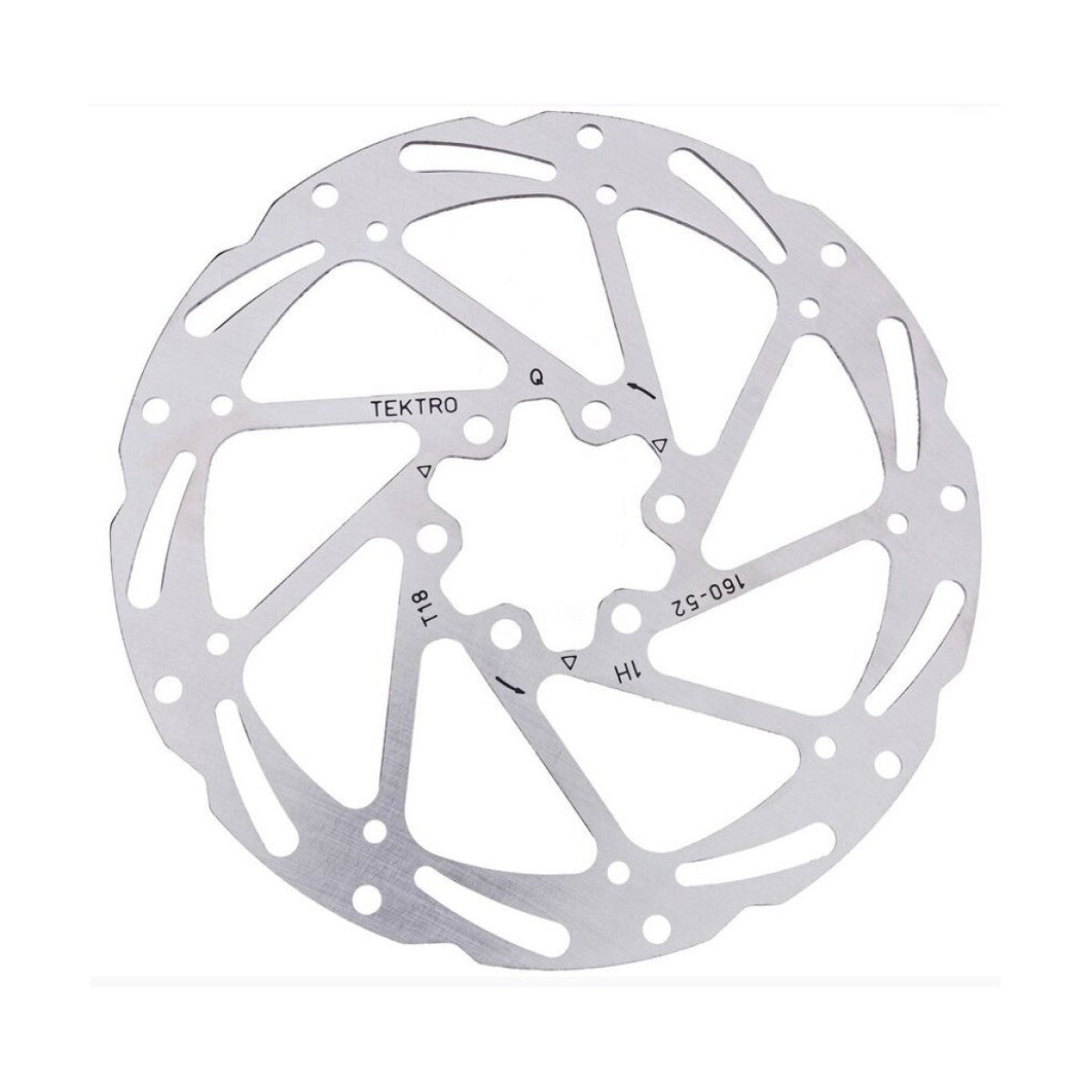 Tektro-Scheibenbremse-Rotor TR180-52 Ø180x1.85 mm, Silber