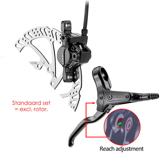 Tektro Disc Jet HD-M285 Rechts Schwarz