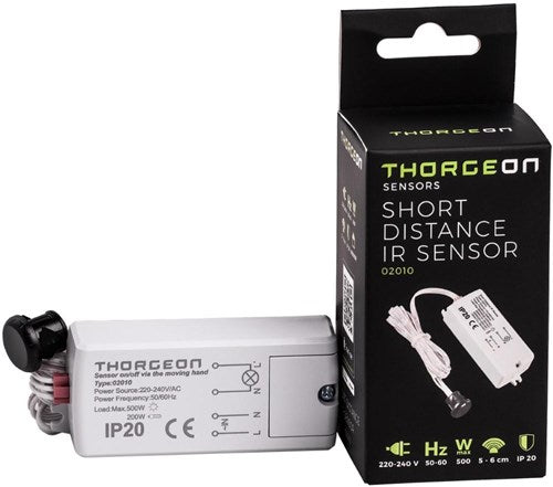 Thorgeon Bewegungsmelder mit integriertem Mini-IR-Handwerk 6 cm – 3900532