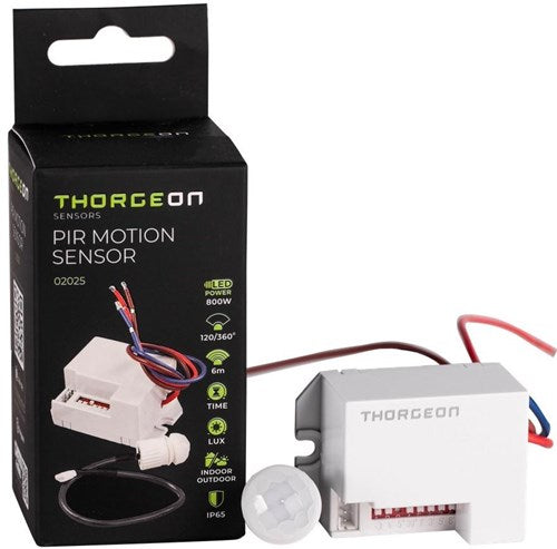 Thorgeon Bewegungsmelder Einbau Mini weiß – 3900530