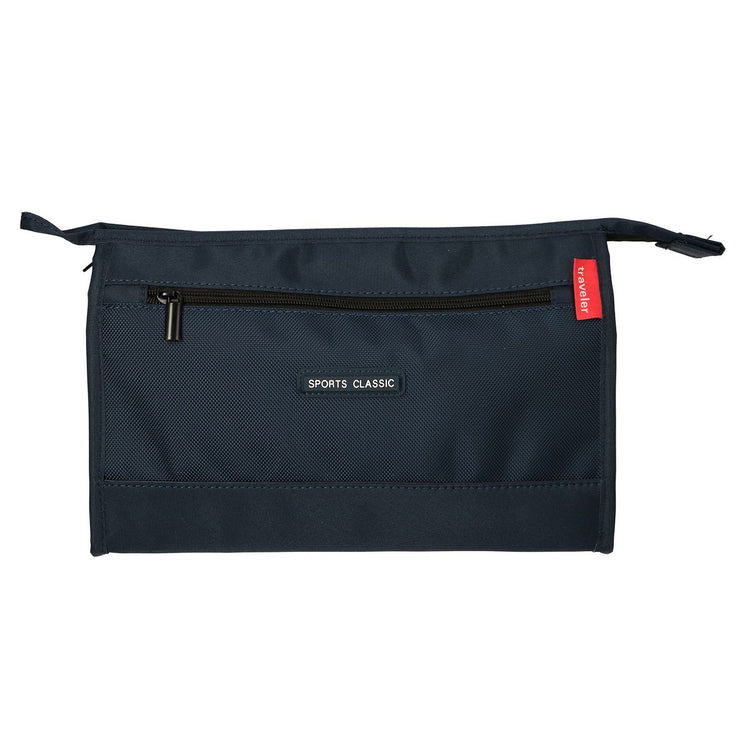 Reisende Toilettenbeutel Sport klassisch blau 30x19.5 cm