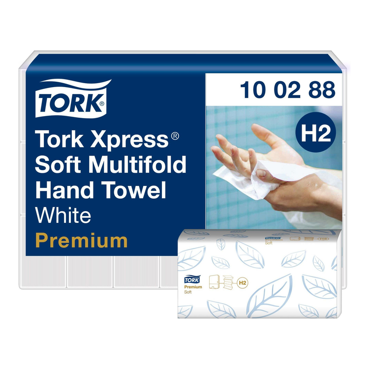 Tork xpress weiches Multifold-Handtuch 2-lagig XL weiß H2 (21 Stück)