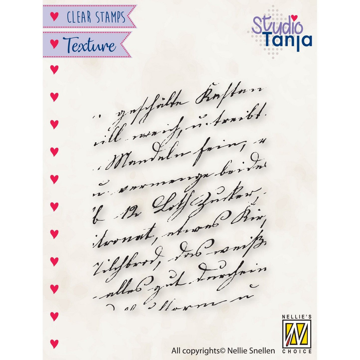 Nellies Wahl • Motivklare Stempel mit Texturschrift