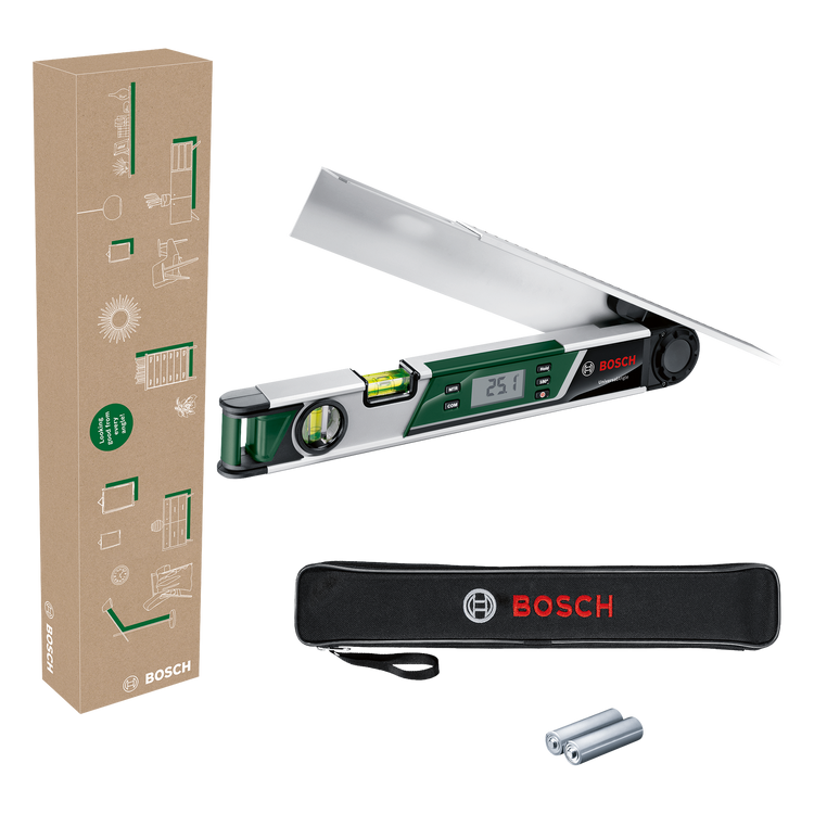 Bosch grüner Universal-Winkelmesser | inklusive Batterien - 06036760z1