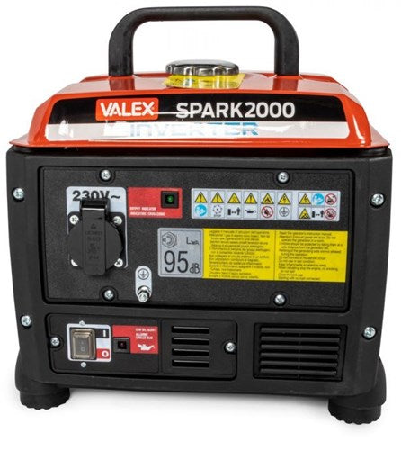 Valex 1371820 | 4-Takt-Generator mit Wechselrichter | max. 1200 Watt | Spark 2000 – v1371820