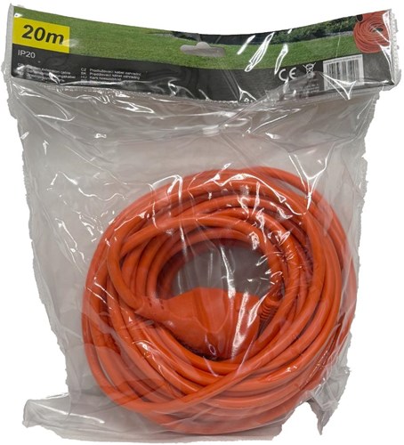 Verlängerungskabel | PVC | orange | 3x1,5qmm | 20m | Technik
