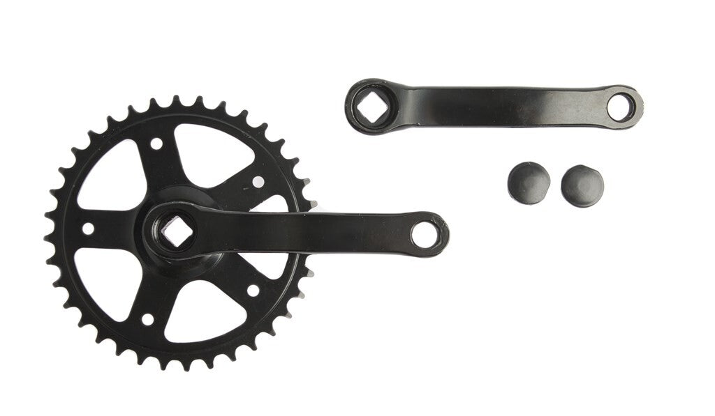 Vinty Kurbelgarnitur 36t Spirale 130mm 1 8 schwarz