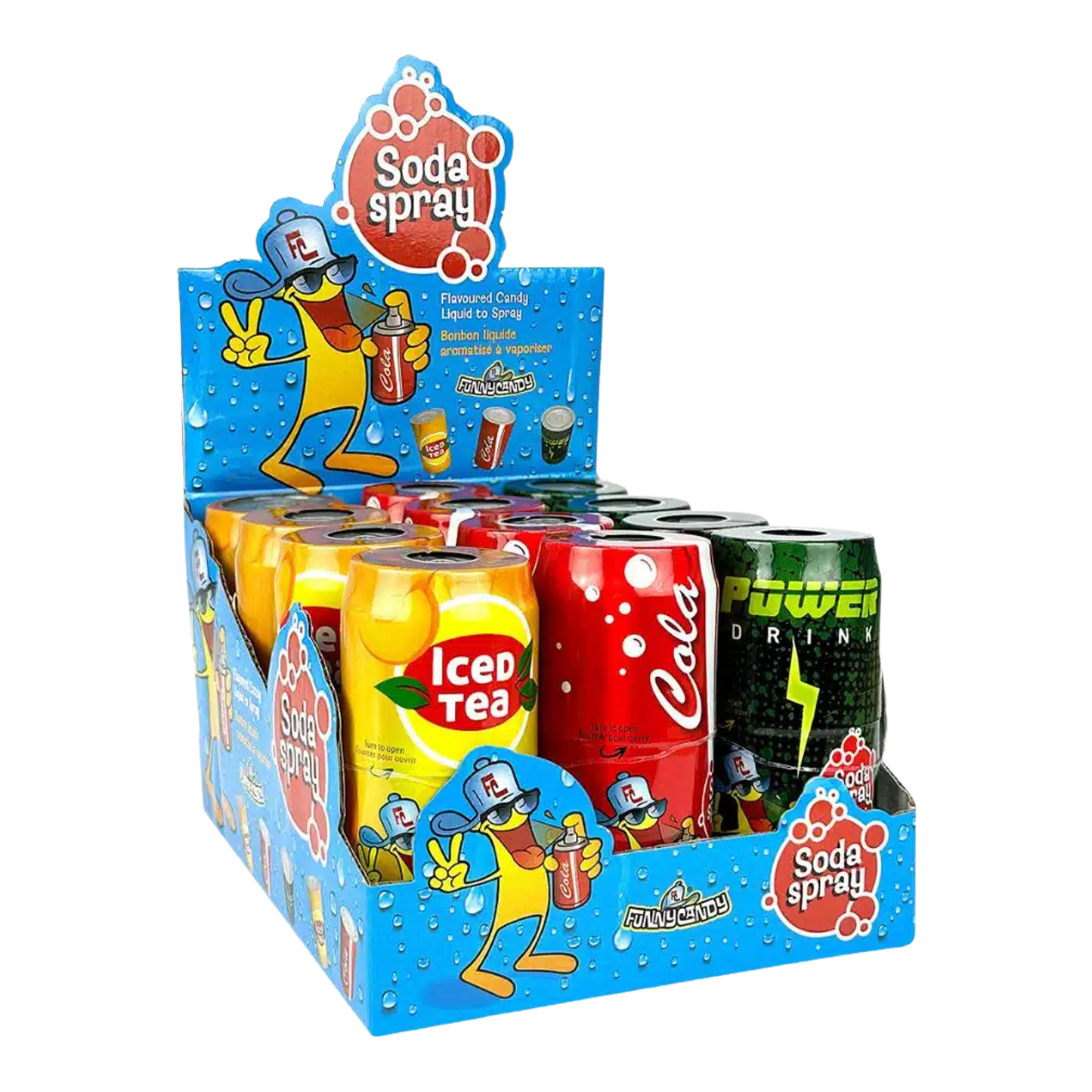 Funny Candy Flüssigbonbons (12x 16gr)