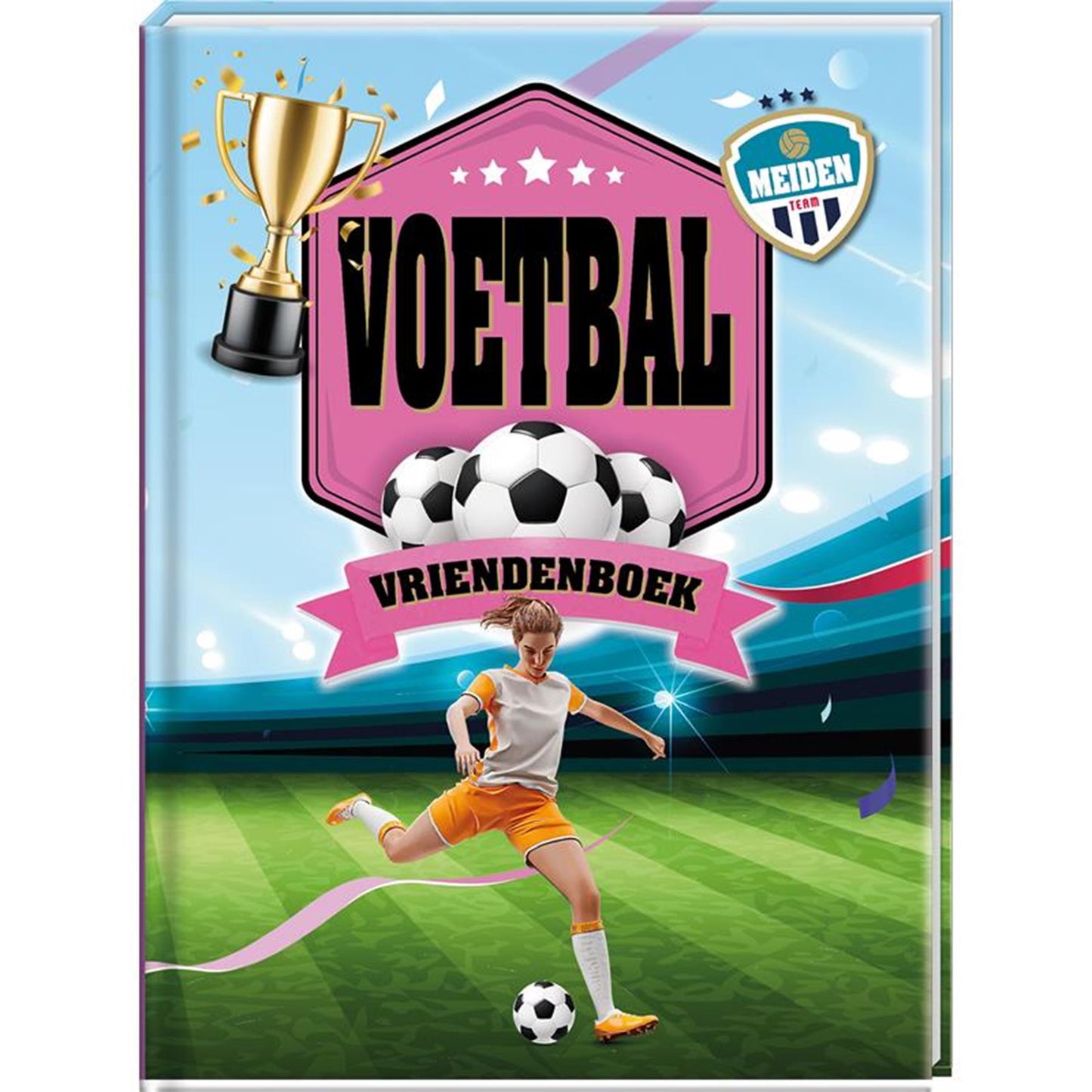 Freunde buchen Fußballmädchen