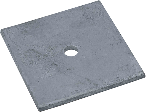 Waelbers Folgeplatte M16 100x100x6mm, feuerverzinkt (FV) - 25 Stück - 310133.09