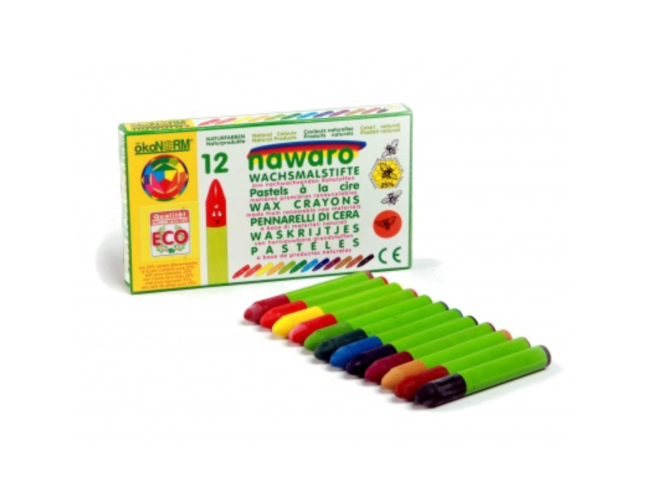Ökonorm Wachs Buntstifte Karton Box Erwachsene 12 Teile