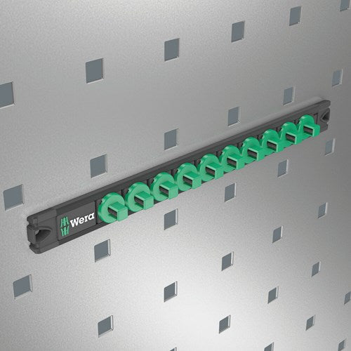 Wera 9601 Kappen-Magnetleiste, 3 8, leer, 30 x 340 mm – 05136421001