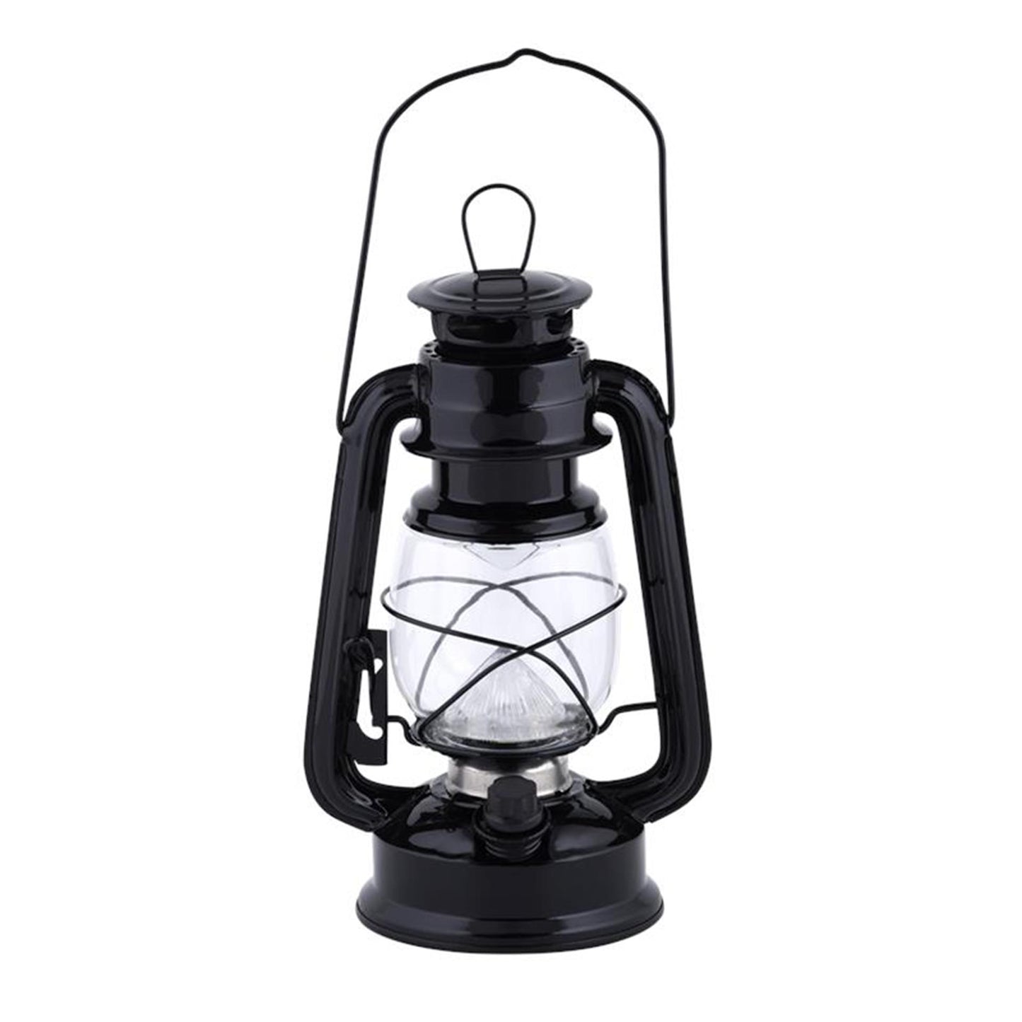 Esschert Design LED-Lampe Laterne schwarz